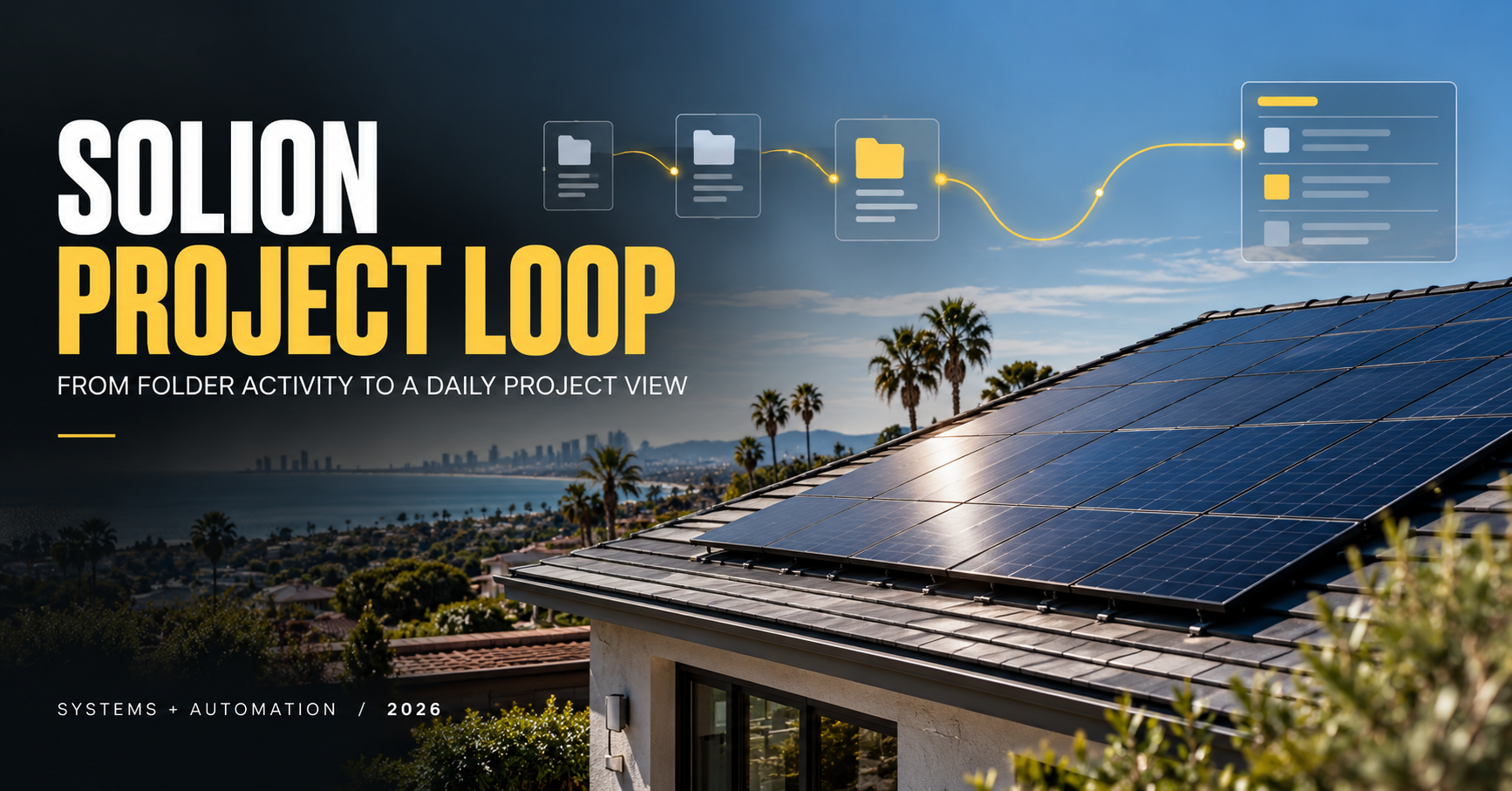 Solion Energy project tracking and automation case study